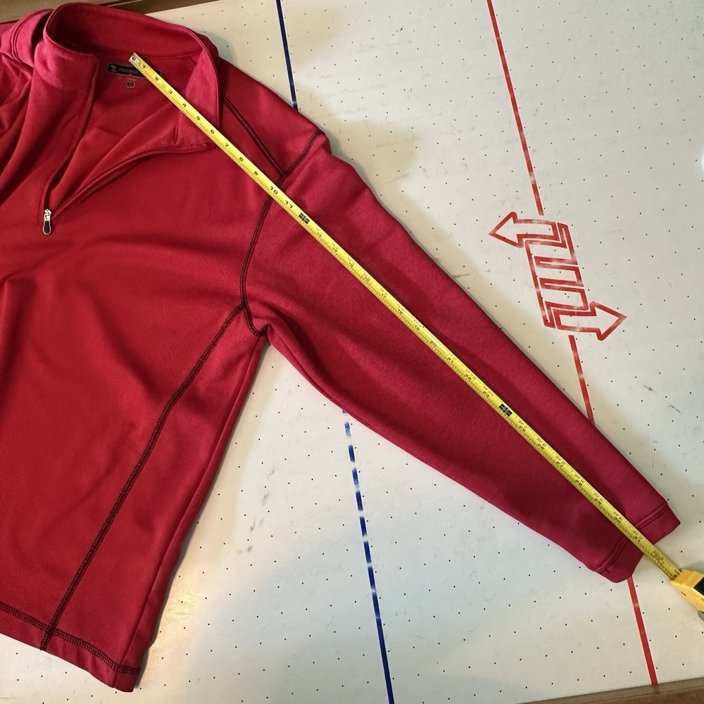 Pebble Beach Pullover Performance M Red Broken Zipper Fair - Picture 8 of 9